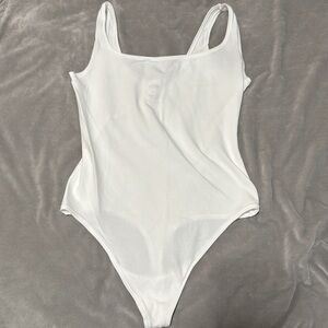 ‘PINK’ White Body Suit
